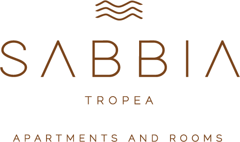 Logo Sabbia Tropea Apartment and rooms marrone